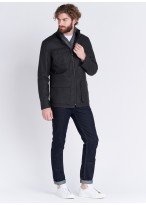 Veste en cuir Emmanuelle Khanh _ 01 - Noir