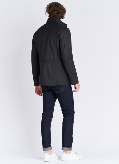 Veste en cuir Emmanuelle Khanh _ 01 - Noir