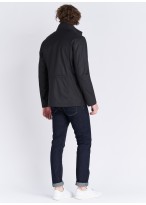 Veste en cuir Emmanuelle Khanh _ 01 - Noir