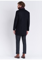 Manteau col pointe noir Emmannuelle Khanh _ 01 - Noir
