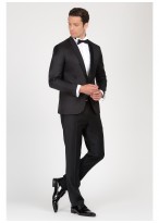 Veste de smoking slim Emmanuelle Khanh-Noir - 10072-4