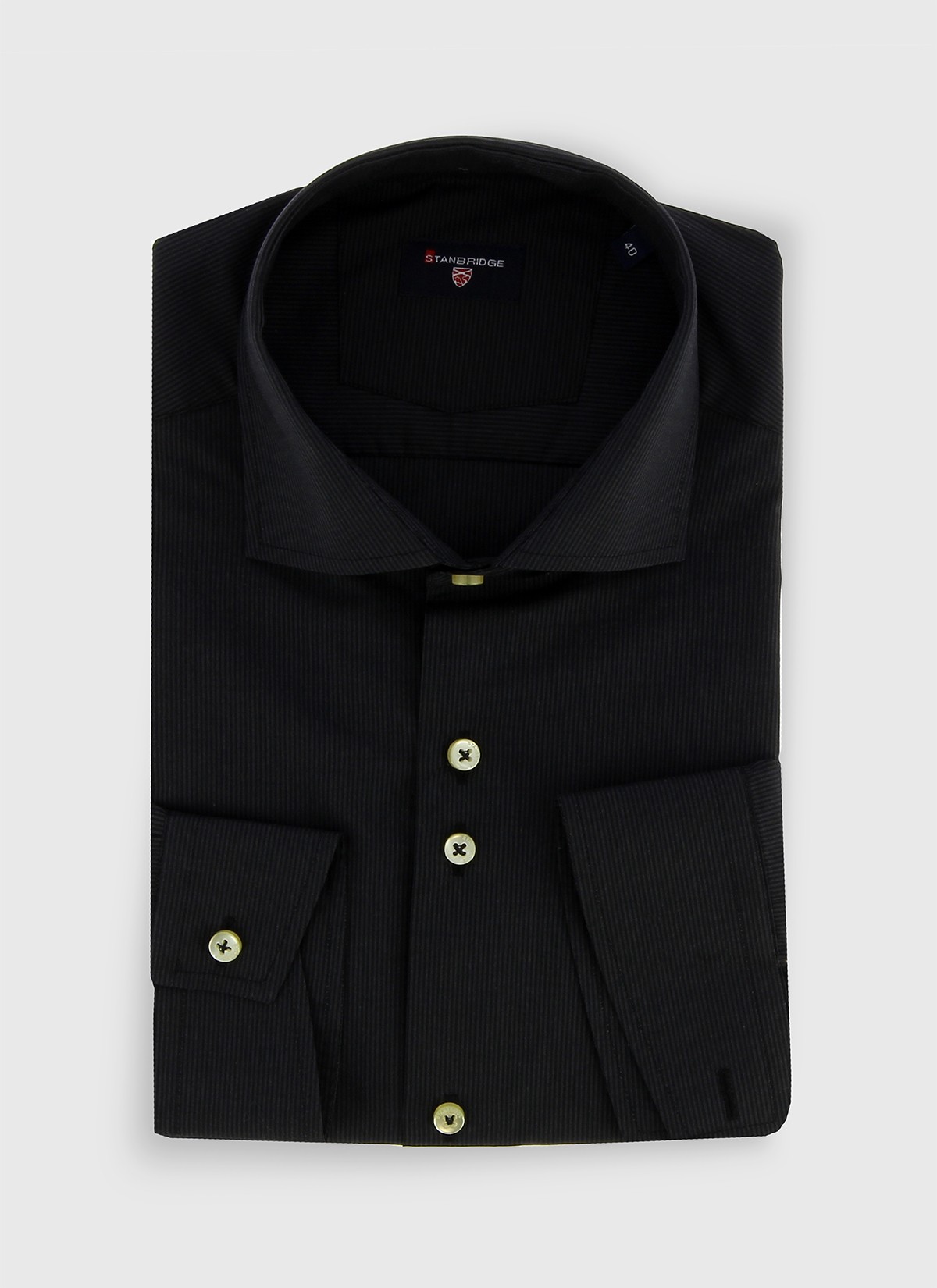 STANBRIDGE cutaway collar slim fit shirt