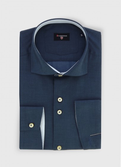 Chemise slim col italien STANBRIDGE