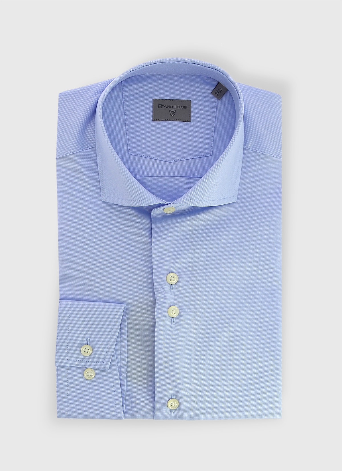 Chemise slim col italien Stanbridge