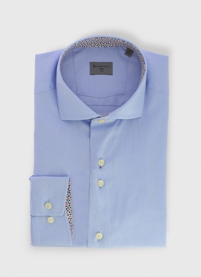 Chemise slim col italien Stanbridge