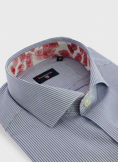 Chemise slim col italien Stanbridge